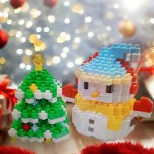 크리스마스 캐릭터 장난감 나노 블록 미니 블럭 5종 나노블럭대형