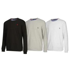 헤지스 안감기모 맨투맨 티셔츠 긴팔티 남녀공용 빅사이즈 단체티 커플티 폴로티