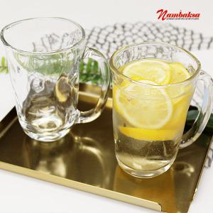 블라썸 내열유리컵 400ml 2p 선물용세트 유리컵