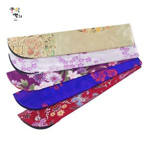 비단부채집(23cm) x 10개 세트 (색상랜덤)