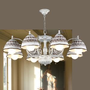 프라하 8등 샹들리에 화이트/직부+펜던트형 거실등 식탁등