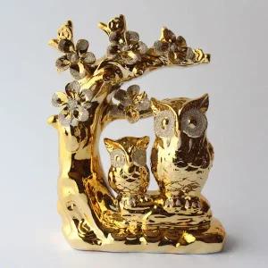 황금 돈나무 부엉이 장식품 풍수 인테리어 부엉이 장식 소품 집들이 개업 이사 선물개업 집들이 선물