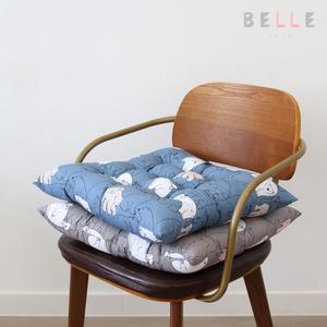 세미 북극곰 빵빵이 의자방석 45x45(끈포함)