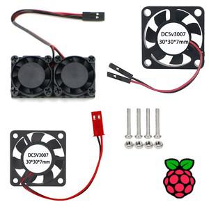 라즈베리파이3B+/4B 쿨링팬 발열방지 냉각쿨러 냉각팬