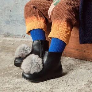 [보리보리/빔보빔바]빔보빔바 폼폼이퍼부츠 여아부츠