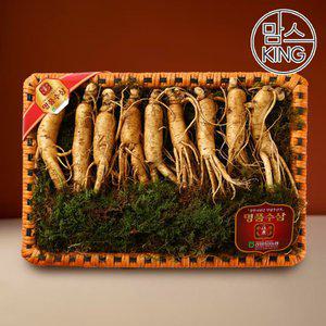 갤러리아 [맘스킹][강원인삼농협] 6년근 수삼 선물세트 3호(특대) 1kg(7-8편)