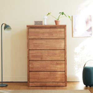 아르볼가구 루이 900 5단 원목 서랍장 수납장 월넛