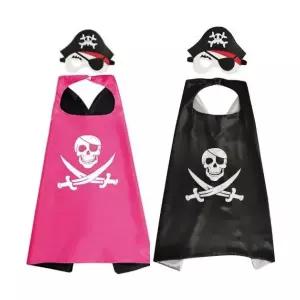 해적 망토 가면세트 남아 여아 어린이 할로윈 코스튬
