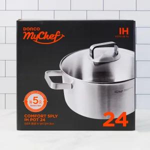 도루코리빙 마이셰프 컴포트 통5중IH 양수냄비 24cm