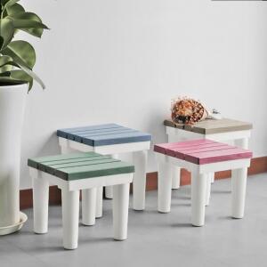 다용도 사각 스툴 보조 의자 낮은 벤치 인테리어 화분대 사다리 미끄럼방지 대형 소형