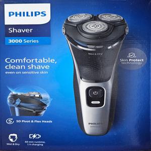 필립스 전기면도기 3000 시리즈 S3143/00 5D pivot & flex heads