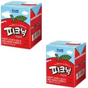 청포도 과수원 사과 피크닉 200ml 48팩 24팩 2박스