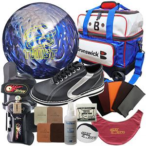 브런스윅 - 트위스트 (블루/실버) 풀세트  /볼링용품/볼링공