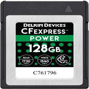 Delkin Devices 128GB POWER CFexpress Type B 메모리 카드(DCFX1-128)