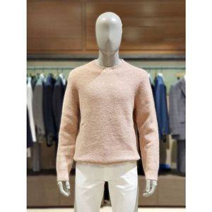 [NS홈쇼핑]킨록 F/W 레귤러핏 멜란지 라운드 니트 연핑크 (TIY29)[34614905]