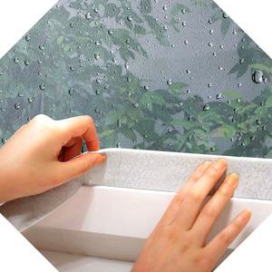 50X2m 곰팡이 제습 테이프 결로 방지 습기 2개 창문 시트 단열 제거 방수 틈새 방한