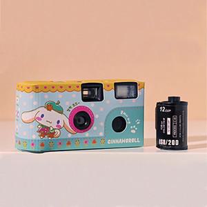 산리오 일회용 필름 카메라 레트로 감성 카메라 코닥 ISO 200 필름 17장 촬영 가능 (옵션 시나모롤)