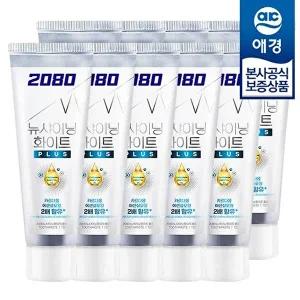 [애경][비밀] 2080 뉴샤이닝 화이트 플러스 치약 140g x10개