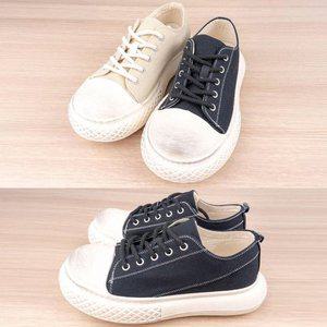 [중년의품격] 레트로 라운드 볼드 토 컨버스 슈즈 운동화