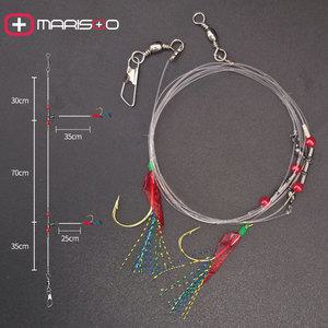 마리수 선상 우럭 2단 채비 백조기 채비 침선우럭채비 어피바늘 자작채비 외수질