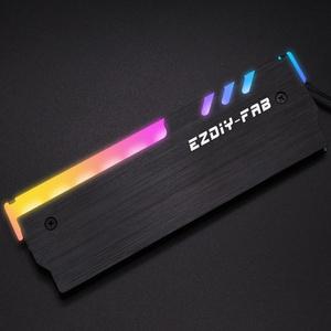 메모리 램 튜닝 RGB 조립방열판 써멀패드 DDR4 DDR5 발열 쿨링 하이엔드 연동 3핀 나사고정 간편 알루미늄