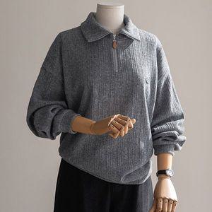 (안나앤플러스) 지니 반집업 티셔츠[티셔츠DPB76]빅사이즈