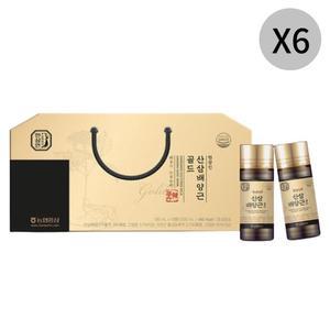 한삼인 산삼배양근 골드 6년근 홍삼음료 추천 10병 X6