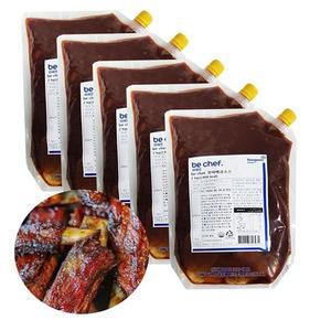 [JHP13Q62_52EN]핫바베큐 업소 전문용 소스-1박스(2kgx5개)
