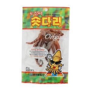 [JH4Q44TT_52EO]오징어 땅콩 숏다리 X 20g 10개