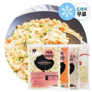 지케이푸드 행복한맛남 볶음밥 4종 계란 야채 김치 소불고기 볶음밥 간편조리