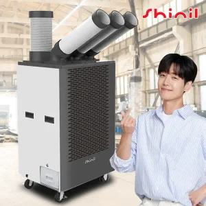 신일 실외기없는 코끼리 이동식에어컨 산업용 공업용 일체형 냉방기 공장 야외 창고 휴게소 3구SMA-PC5800G