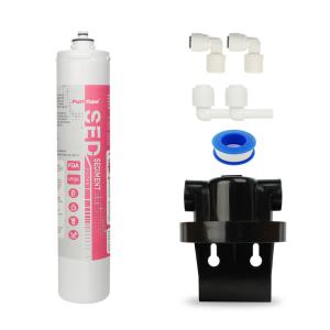 퓨리탑스 SED 세디멘트 필터+싱글헤드 세트 대용량 녹물제거 언더싱크 정수기 커피머신 제빙기 전처리