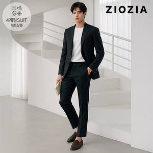 [지오지아] 루즈핏 블랙 캐주얼 셋업수트 (ABD5KG1601_ABD5PP1601_BK)