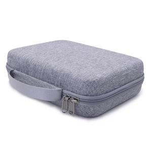 [보호보관용]회색 외장 하드 드라이브 오거나이저 파워 뱅크 가방 케이스 팩, 전자 기기 제품, 헤드셋, 무