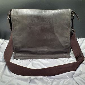 발리 브라운 가죽 빈티지 구제 서류가방 숄더백 책가방 중고 가방 은피아노