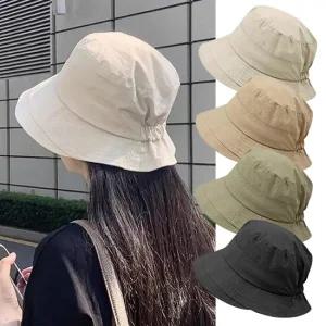 엔비 바스락 셔링 버킷햇 벙거지 여름 모자 볼캡