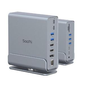 Soopii엣지 15in1 C타입 멀티 포트 허브 독 DS151