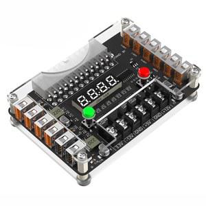 ATX 전원 공급 장치 브레이크 아웃 보드 및 아크릴 케이스 키트 컴퓨터 PC용 모듈 12 포트 USB 3A 3 3V 5V 12V 출력 24