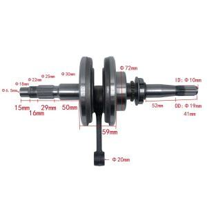 HS400 HISUN 400CC 13300 어셈블리 부품 0000 쿼드 F12 ATV 크랭크축 원래 엔진용