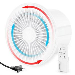 HG 파워 6인치 리버서블 배기 팬 리모콘 , 메쉬 스크린이 있는 양방향 팬, 창문 벽 천장 마운트 차고 지하