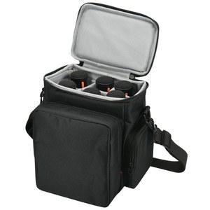 TXEsign 여행용 휴대용 마이크 케이스, 조절 가능한 6 슬롯 가방 손잡이 스트랩 및 어깨 포함, 노래, 노래방, 파티용