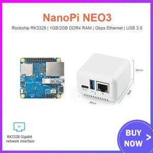 NANOPI NEO3 1GB 2GB 업그레이드 A53 DDR4 코어 쿼드 UBUNTU RK3328 LINUX NEO2 CORTEX 코어 64비트 NANOPI 지원