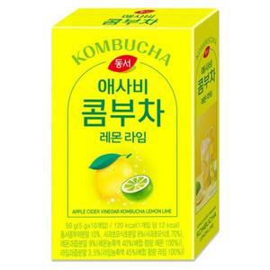 [셀러허브]동서 애사비 콤부차 레몬 라임 10T (50g) (S37536932)