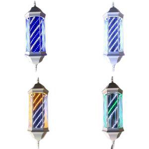 미용실 싸인볼 LED 예쁜 램프 세로형 조명 회전등 벽걸이