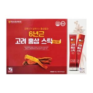 더존건강 6년근 고려 홍삼 스틱 26포 젤리형