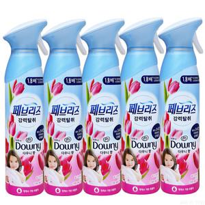 P&G 페브리즈 에어 강력탈취 다우니향 165g 5개