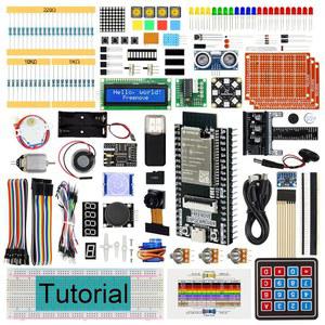 ESP32-WROVER CAM용 프리노브 얼티밋 스타터 키트(포함), 듀얼 코어 32비트 240MHz 마이크로컨트롤러,