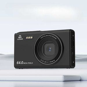 디지털 카메라 학생용 WIFI 디카 6400만 화소 필터 4K 고화질 소형 학생