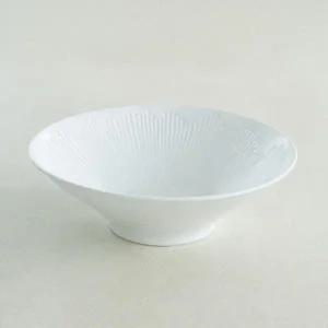 이천도자기 흰여울 원형 면기 1호 25.5cm 식기 그릇