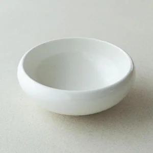 이천도자기 효백자 오목면기 17.5cm 식기 그릇 덮밥 플레이팅